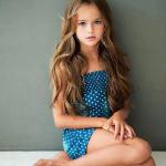 Кристина Пименова - 9-летняя российская модель. 

