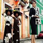 Mirte Maas, Suzane Massena and Suzana Massena для Vogue Brazil 2013. 
