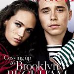 Бруклин Бекхэм на обложке Vogue дебютировал.


